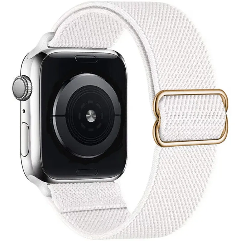Bracelet nylon chouchou 38 à 49 mm pour Apple Watch