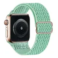 Bracelet nylon chouchou 38 à 49 mm pour Apple Watch – Couleur du bracelet W-mint green