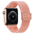 Bracelet nylon chouchou 38 à 49 mm pour Apple Watch – Couleur du bracelet W-powder sand