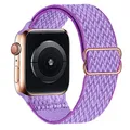 Bracelet nylon chouchou 38 à 49 mm pour Apple Watch – Couleur du bracelet W-purple