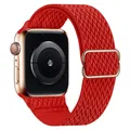 Bracelet nylon chouchou 38 à 49 mm pour Apple Watch – Couleur du bracelet W-red