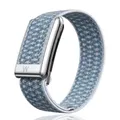 Bracelet nylon CloudKnit pour Whoop 5.0 et MG LIFE – Color Bright Silver-Blue