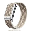 Bracelet nylon CloudKnit pour Whoop 5.0 et MG LIFE – Color Bright Silver-Khaki