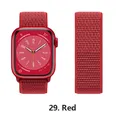 Bracelet nylon Correa 40 à 49 mm pour Apple Watch – Couleur du bracelet 29 red