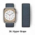 Bracelet nylon Correa 40 à 49 mm pour Apple Watch – Couleur du bracelet 36 Hyper Grape