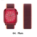 Bracelet nylon Correa 40 à 49 mm pour Apple Watch – Couleur du bracelet 64 Plum