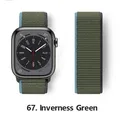 Bracelet nylon Correa 40 à 49 mm pour Apple Watch – Couleur du bracelet 67 Inverness Green