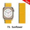 Bracelet nylon Correa 40 à 49 mm pour Apple Watch – Couleur du bracelet 73 sunflower