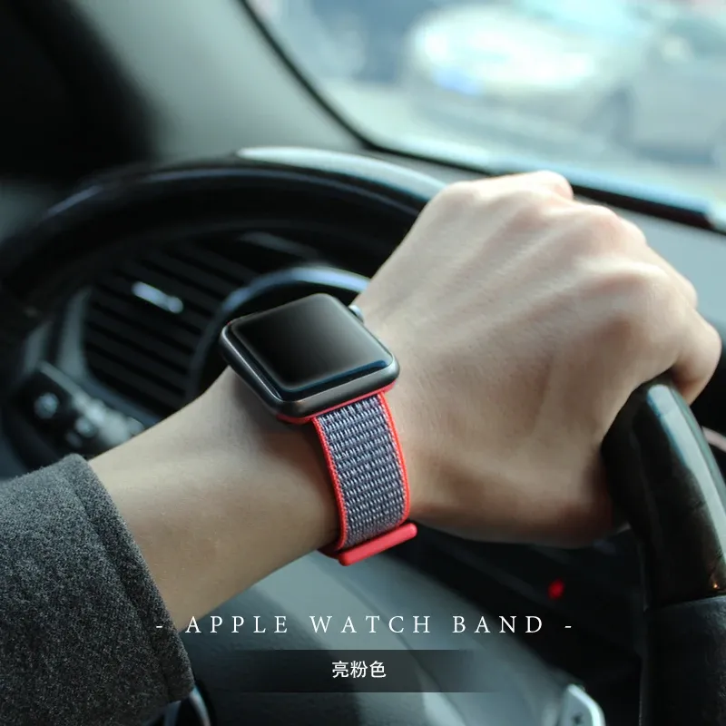 Bracelet nylon Correa 40 à 49 mm pour Apple Watch