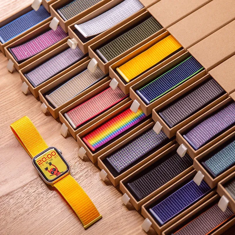 Bracelet nylon Correa 40 à 49 mm pour Apple Watch
