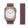 Bracelet nylon Correa 40 à 49 mm pour Apple Watch – Couleur du bracelet Elder berry