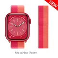 Bracelet nylon Correa 40 à 49 mm pour Apple Watch – Couleur du bracelet Nectarine Peony