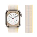 Bracelet nylon Correa 40 à 49 mm pour Apple Watch – Couleur du bracelet Starlight