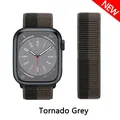 Bracelet nylon Correa 40 à 49 mm pour Apple Watch – Couleur du bracelet Tornado-Gray