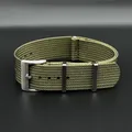 Bracelet nylon côtelé 19 à 21 mm – 6