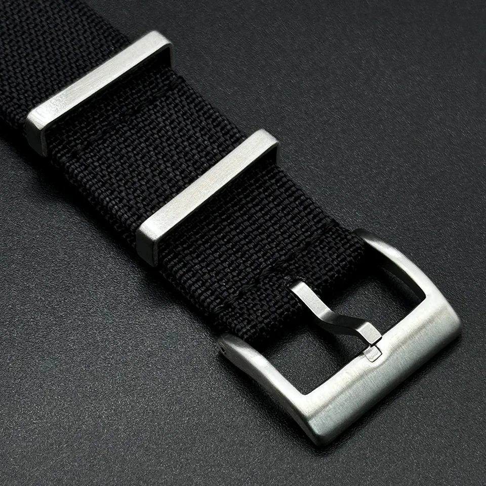 Bracelet nylon côtelé 19 à 21 mm