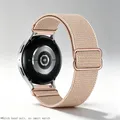 Bracelet nylon élastique 20 à 22 mm Samsung et Huawei – Couleur du bracelet meat powder