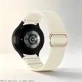 Bracelet nylon élastique 20 à 22 mm Samsung et Huawei – Couleur du bracelet Starlight