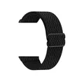 Bracelet nylon élastique 20 à 22 mm Samsung et Huawei – Couleur du bracelet W Black