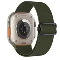 Bracelet nylon élastique 38 à 49 mm pour Apple Watch – Couleur du bracelet army green 45