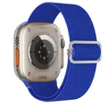 Bracelet nylon élastique 38 à 49 mm pour Apple Watch – Couleur du bracelet Blue 47