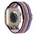 Bracelet nylon élastique 38 à 49 mm pour Apple Watch – Couleur du bracelet bohemian Pride 28