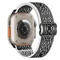 Bracelet nylon élastique 38 à 49 mm pour Apple Watch – Couleur du bracelet bohemian strip 42
