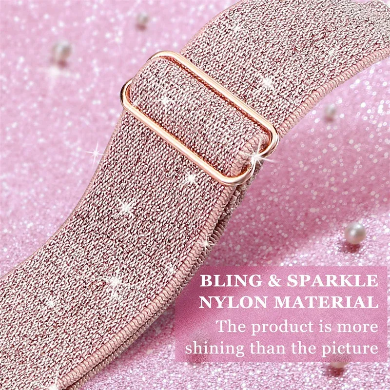Bracelet nylon élastique 38 à 49 mm pour Apple Watch
