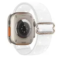 Bracelet nylon élastique 38 à 49 mm pour Apple Watch – Couleur du bracelet Flash white 37