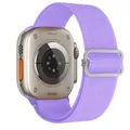 Bracelet nylon élastique 38 à 49 mm pour Apple Watch – Couleur du bracelet lalic 52