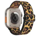 Bracelet nylon élastique 38 à 49 mm pour Apple Watch – Couleur du bracelet leopard 65