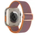 Bracelet nylon élastique 38 à 49 mm pour Apple Watch – Couleur du bracelet peru orange 55