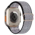 Bracelet nylon élastique 38 à 49 mm pour Apple Watch – Couleur du bracelet Royal pulse 14