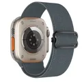 Bracelet nylon élastique 38 à 49 mm pour Apple Watch – Couleur du bracelet Space Gray 44