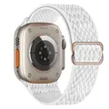 Bracelet nylon élastique 38 à 49 mm pour Apple Watch – Couleur du bracelet Summit white 13