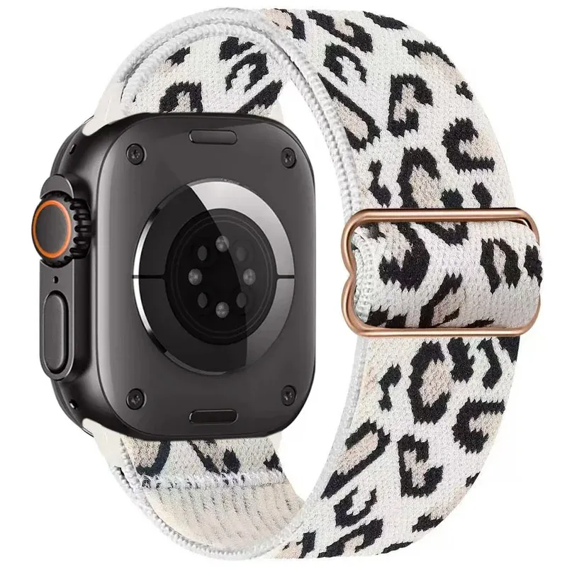 Bracelet nylon élastique 40 à 49 mm pour Apple Watch