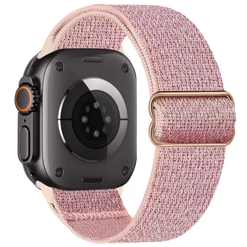 Bracelet nylon élastique 40 à 49 mm pour Apple Watch