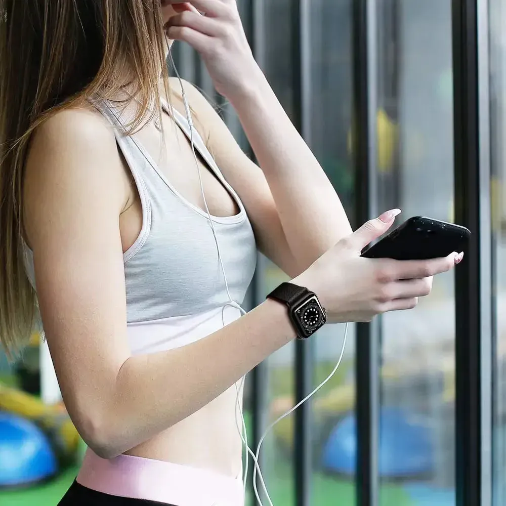 Bracelet nylon élastique 40 à 49 mm pour Apple Watch