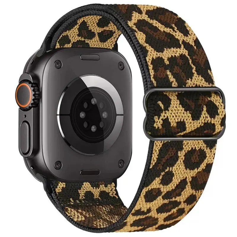 Bracelet nylon élastique 40 à 49 mm pour Apple Watch