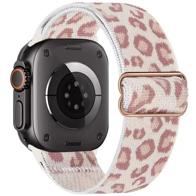 Bracelet nylon élastique 40 à 49 mm pour Apple Watch