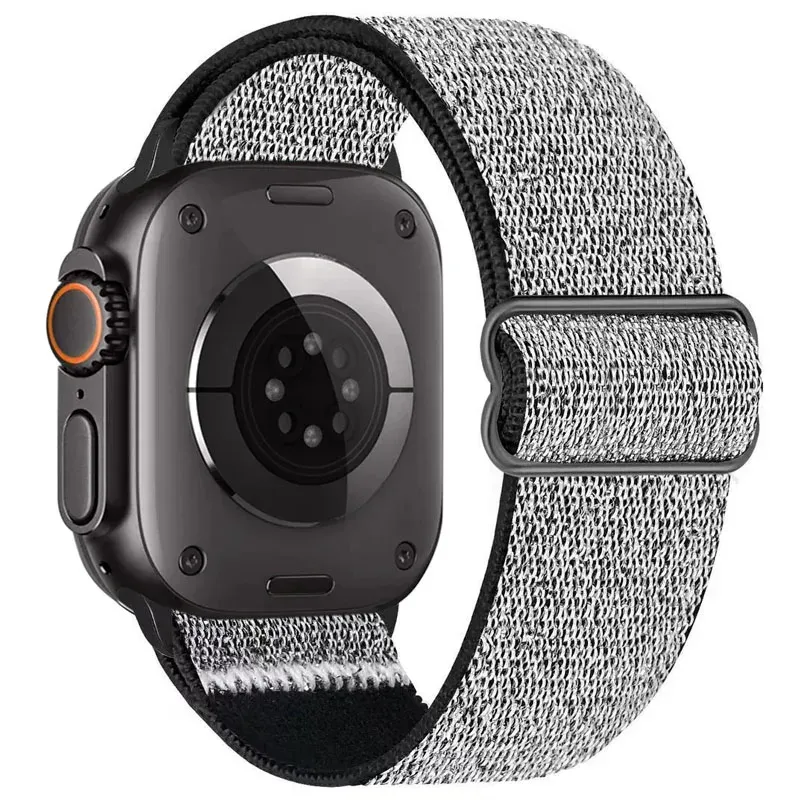 Bracelet nylon élastique 40 à 49 mm pour Apple Watch