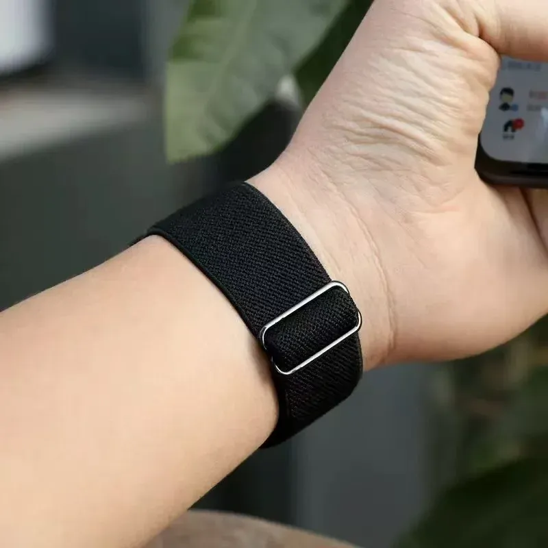Bracelet nylon élastique 40 à 49 mm pour Apple Watch