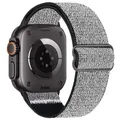 Bracelet nylon élastique 40 à 49 mm pour Apple Watch – Couleur du bracelet Flash black