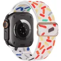 Bracelet nylon élastique 40 à 49 mm pour Apple Watch – Couleur du bracelet Official rainbow