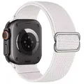 Bracelet nylon élastique 40 à 49 mm pour Apple Watch – Couleur du bracelet White