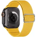 Bracelet nylon élastique 40 à 49 mm pour Apple Watch – Couleur du bracelet Yellow
