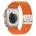 Bracelet nylon élastique pour Apple Watch Ultra 2 – Couleur du bracelet orange