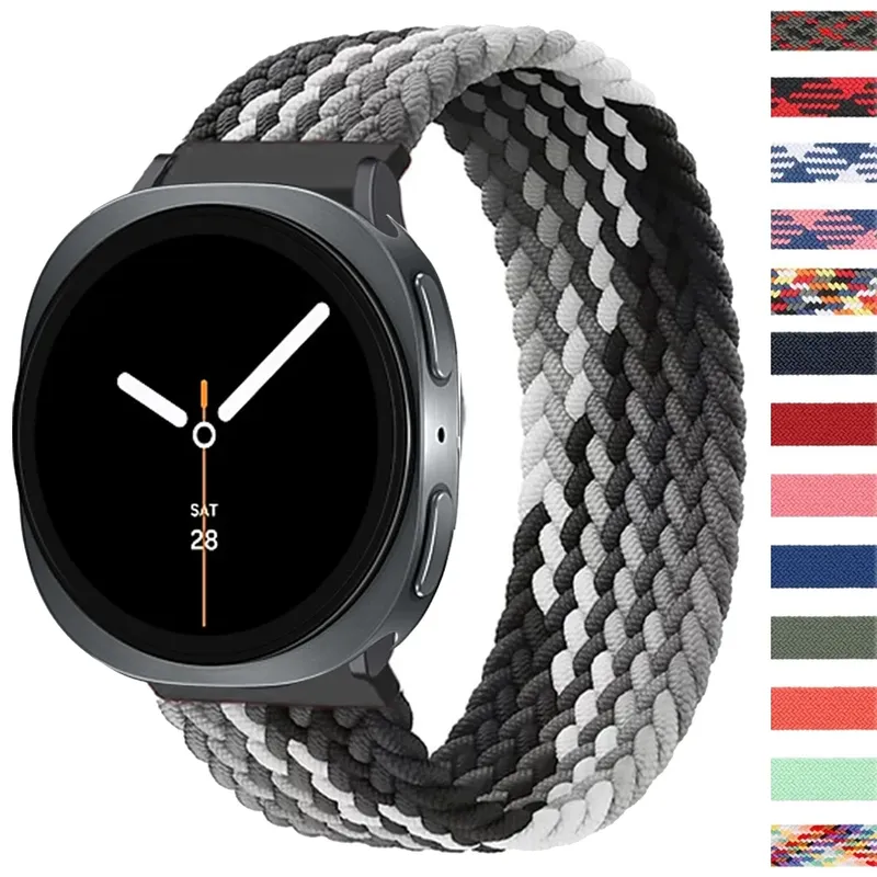 Bracelet nylon Galaxy Watch 8 40 à 46 mm boucle