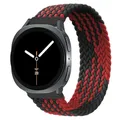 Bracelet nylon Galaxy Watch 8 40 à 46 mm boucle – Couleur du bracelet Black red