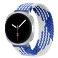 Bracelet nylon Galaxy Watch 8 40 à 46 mm boucle – Couleur du bracelet Blue white